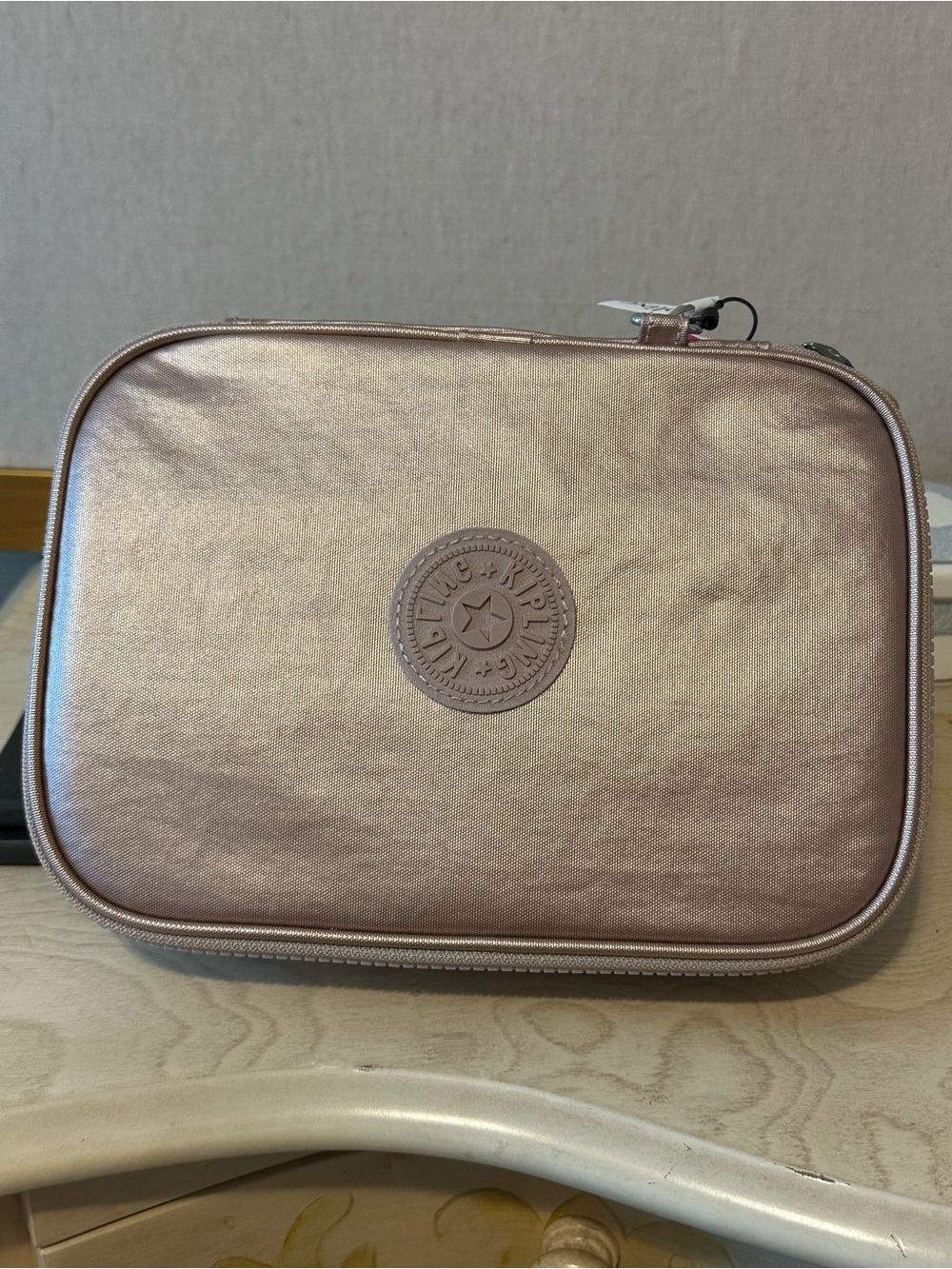 Kipling 100 Pens Metallic School Pencil Case With Zipper Compartment